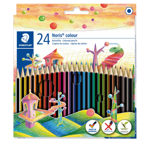 Astuccio 24 matite Noris Colour colori assortiti STAEDTLER